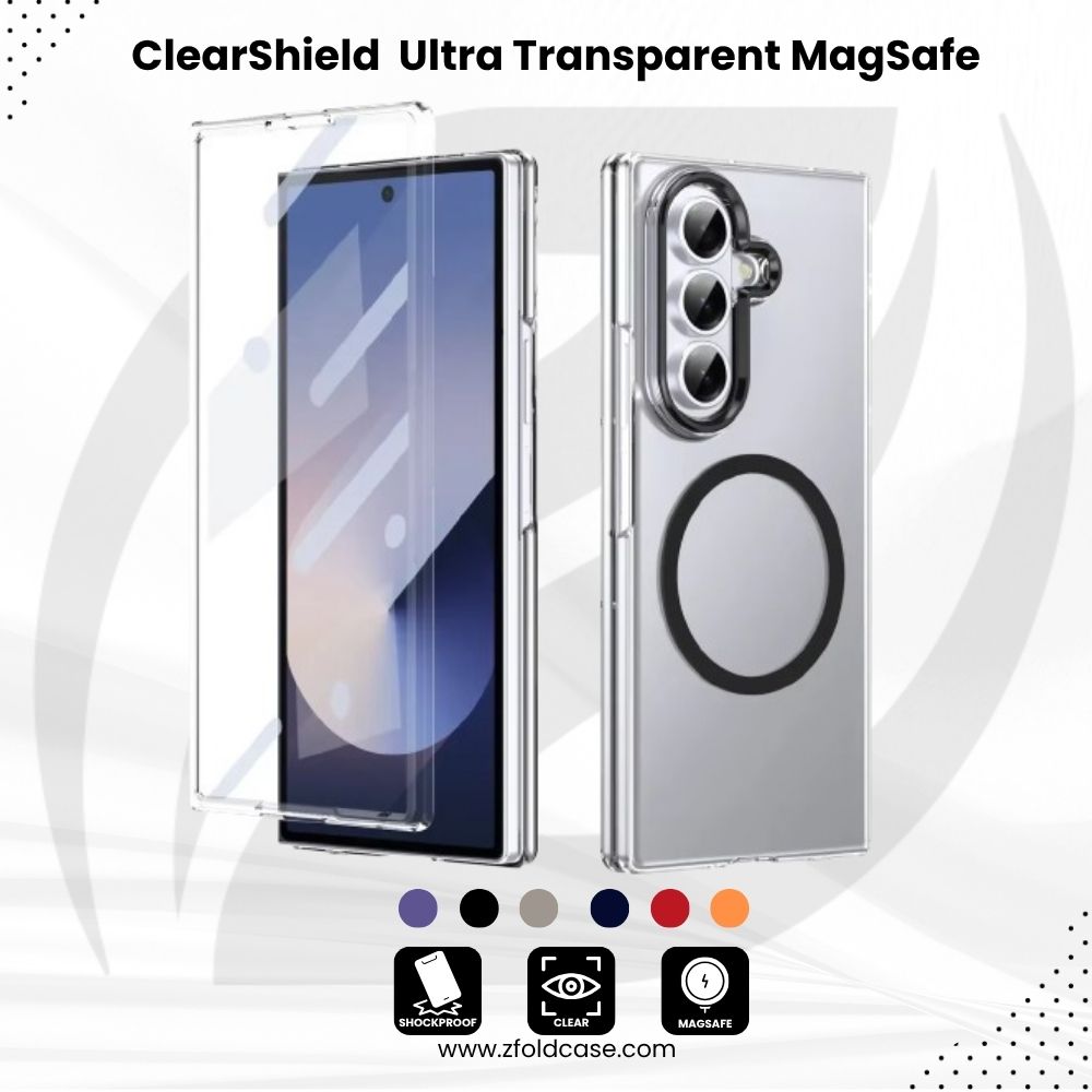 ClearShield Fold – Z Fold 7, 6, 5 Ultra Transparent MagSafe Case