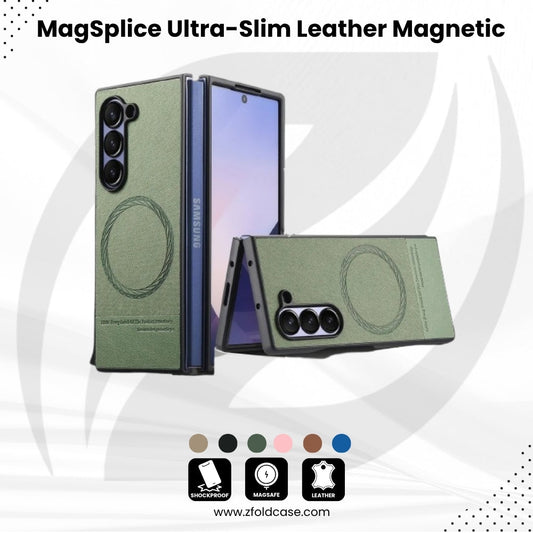 MagSplice Fold 7,6,5,4 Ultra-Slim Leather Magnetic Case