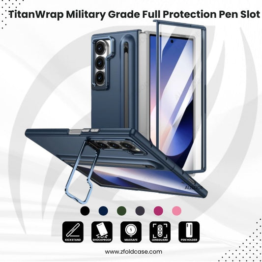 TitanWrap Z Fold – Military Grade Full Protection Case with Pen Slot