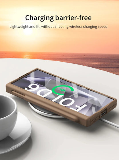 FlexMate Z Fold – Matte Shockproof Case with Hinge Protection & MagSafe