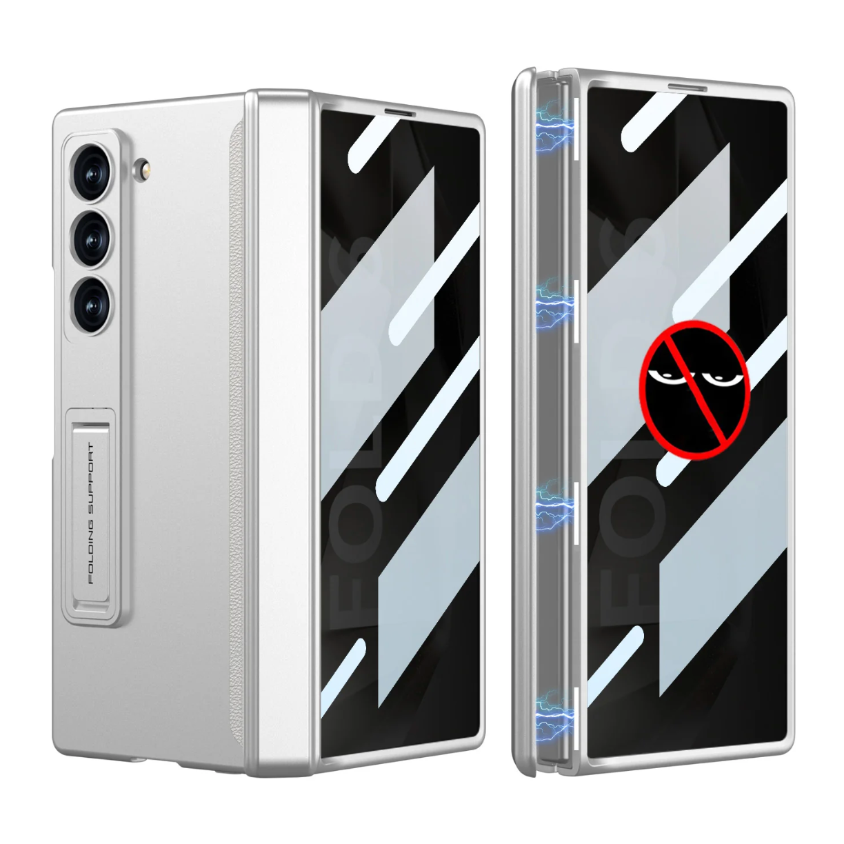 MagShell Z Fold 7/6 Case 360° Full Protection ,Magnetic Hinge, Anti-Peep