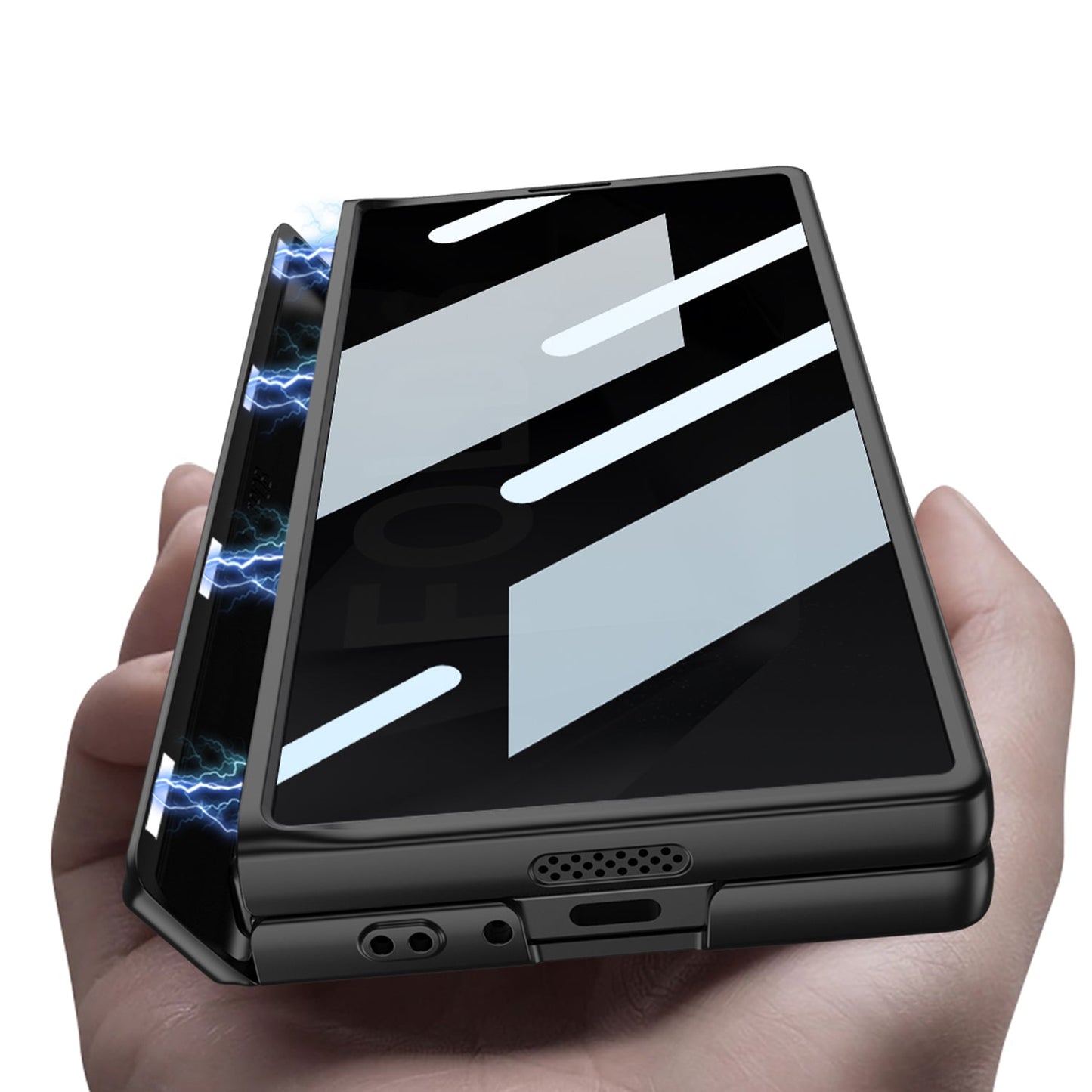 MagShell Z Fold 7/6 Case 360° Full Protection ,Magnetic Hinge, Anti-Peep