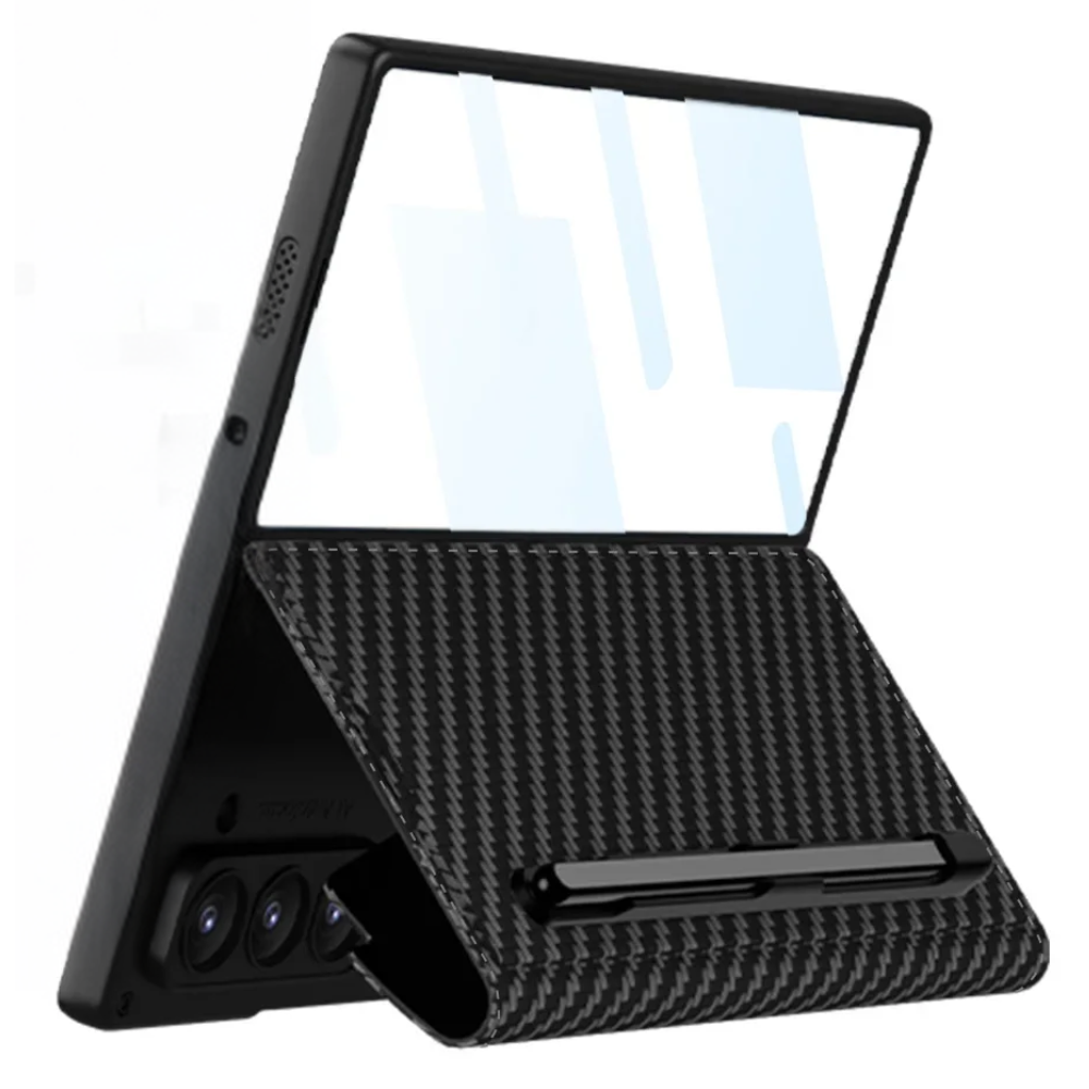 Armor Z Fold 7, 6, 5, 4 Wallet, Pen slot, Leather Case