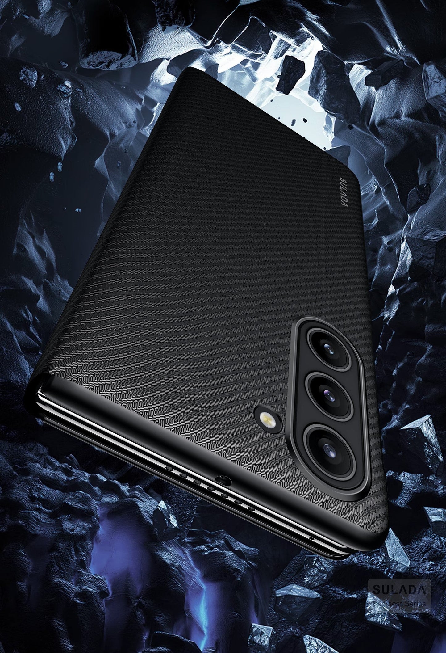 MagCarbon Wallet  Z Fold 7, 6,5,4 - Carbon Fiber with MagSafe  Case