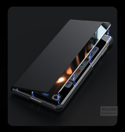 MagCarbon Wallet  Z Fold 7, 6,5,4 - Carbon Fiber with MagSafe  Case