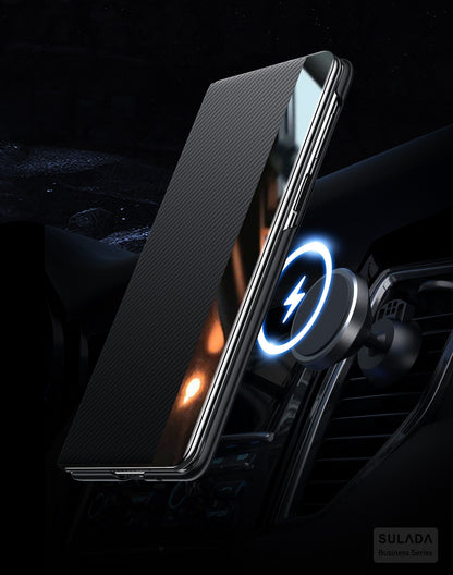 MagCarbon Wallet  Z Fold 7, 6,5,4 - Carbon Fiber with MagSafe  Case