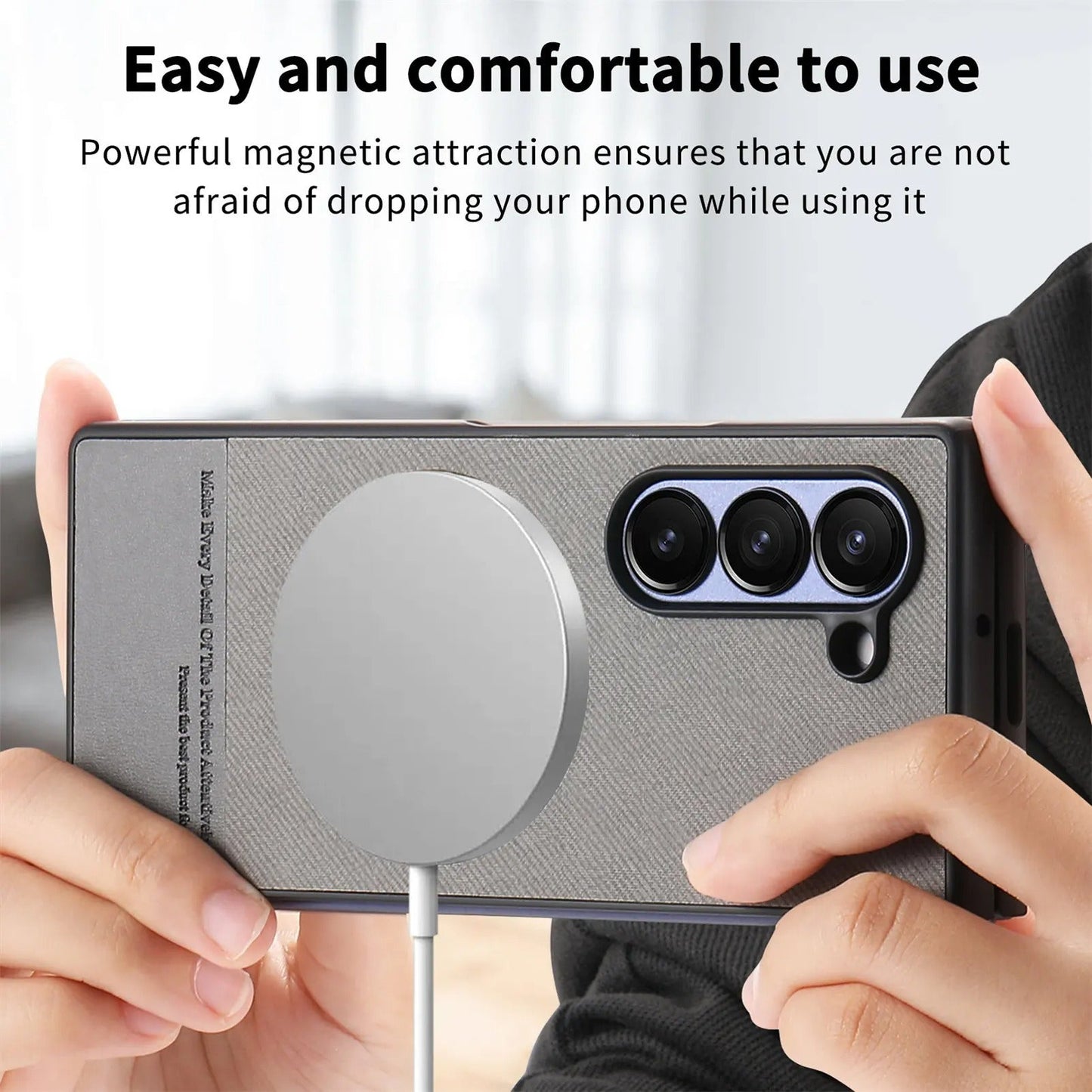 MagSplice Fold 7,6,5,4 Ultra-Slim Leather Magnetic Case