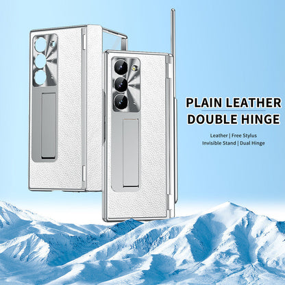 Prestige Z Fold 7, 6, 5, 4 Leather S Pen Bracket Case