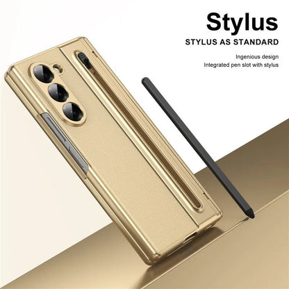 SlimPen Leather – Ultra-Slim Z Fold 7 S Pen Slot & Screen Protection Case