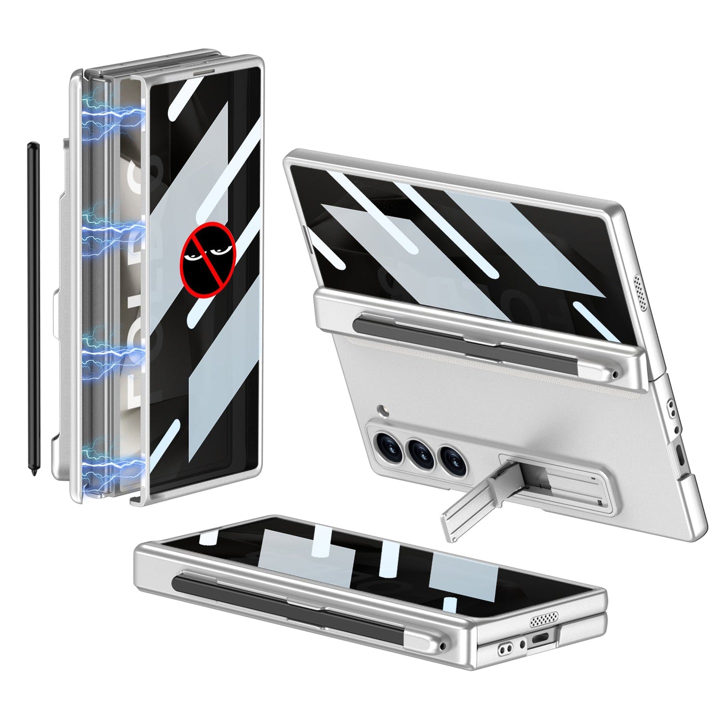 SlimSecure Privacy  Z Fold 6 - Magnetic Hinge & Anti-Peep Shield Case