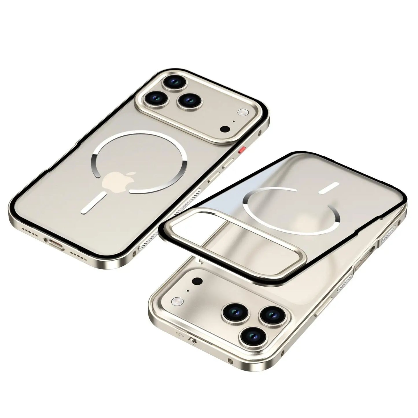 Luxury Metal Frame Case for iPhone 17 Series